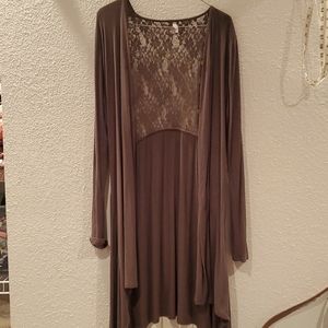 Vanity Olive Green Cardigan - medium